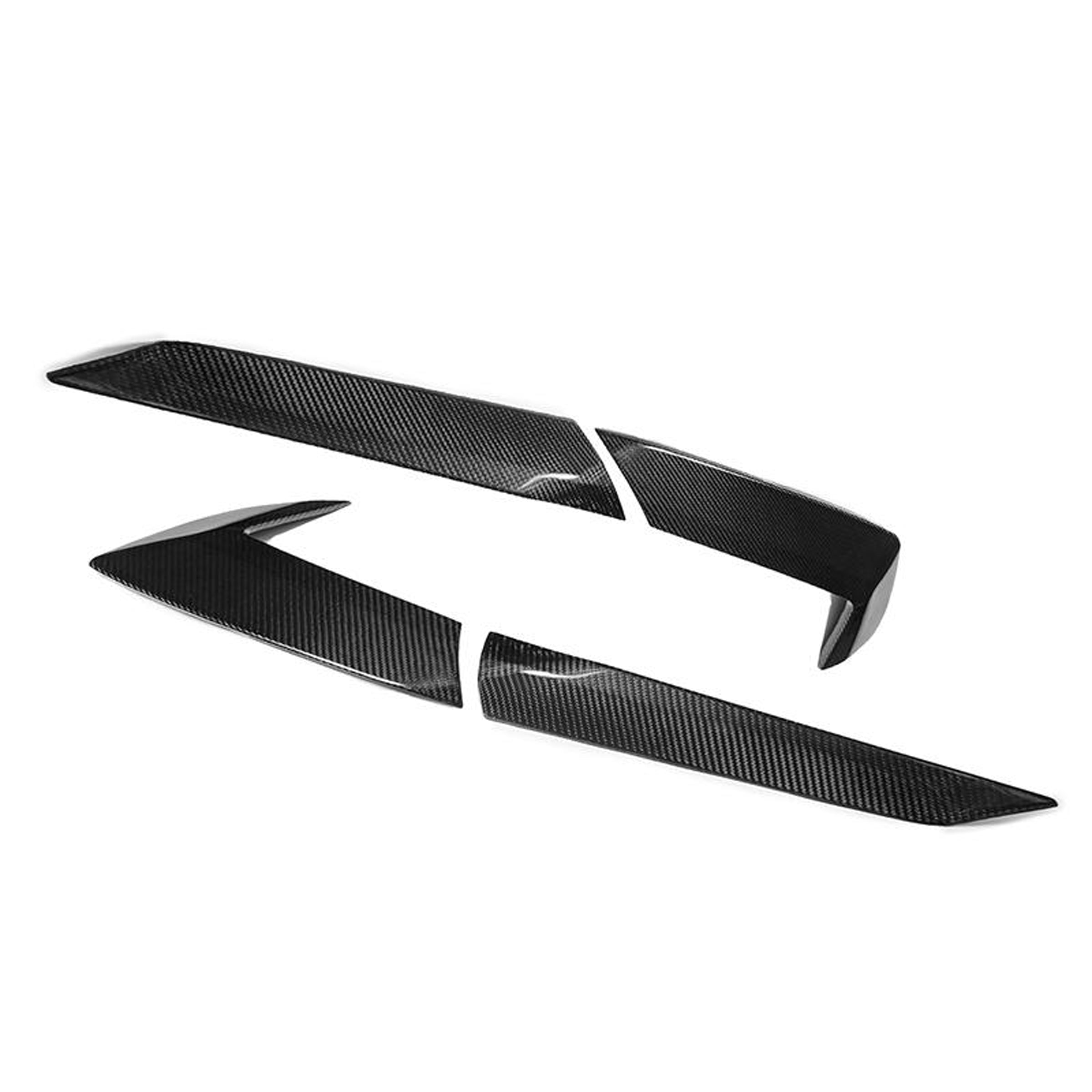 2020+ C8 Corvette - Carbon Fiber Side Door Handle Vent Trim Pair